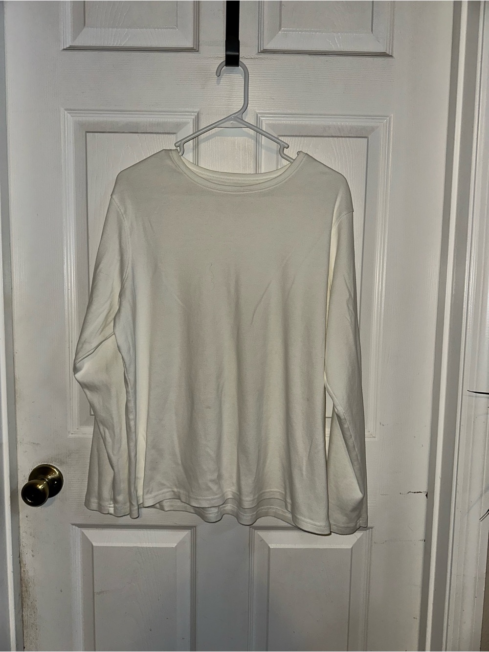 St. John's Bay Ivory Top Size IX